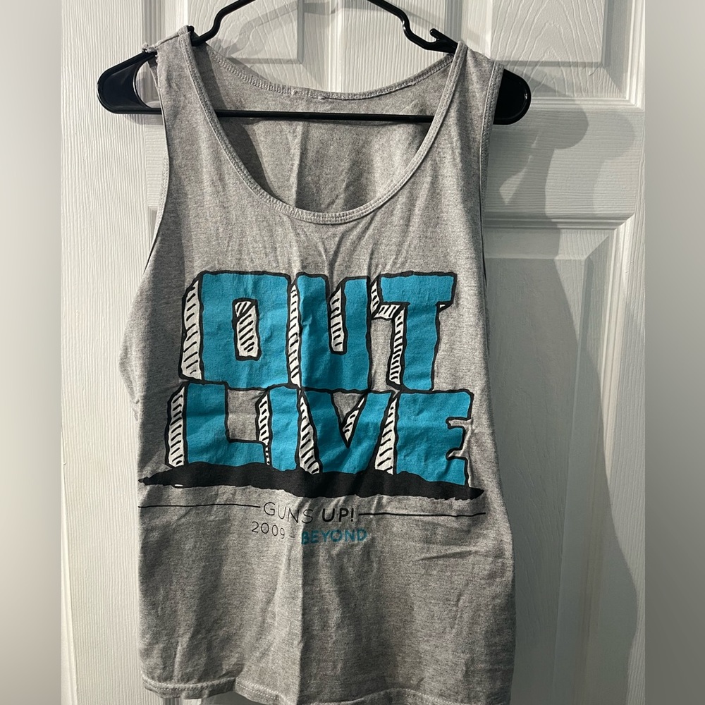 Guns Up! (BHC) - Outlive tank top w/ small rip on shoulder. Missing tag